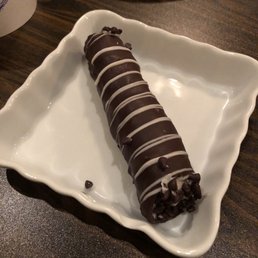 Chocolate covered cannoli Chocolate covered cannoli