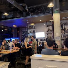 Bar and ordering area