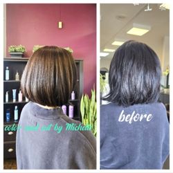Meiraki Salon - Color and cut by Michelle