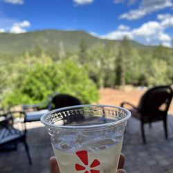 Pine Creek Canyon Lavender Farm - Lavender mint tea - refreshing on the patio with great views!