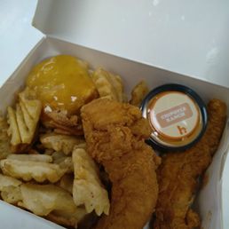 2 piece original with waffle fries and a Biscuit 2 piece original with waffle fries and a Biscuit