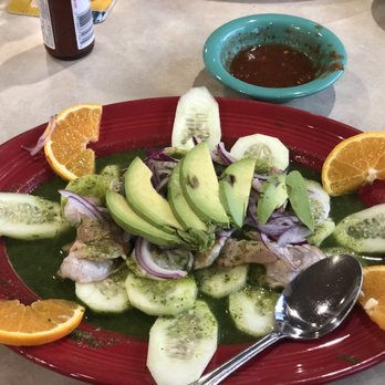 La Villa - Aguachiles verde. I don't make mine very spicy and these were perfect!! - Mexican Near Me - Anaheim, California La Villa - Aguachiles verde. I don't make mine very spicy and these were perfect!! - Mexican Near Me - Anaheim, California
