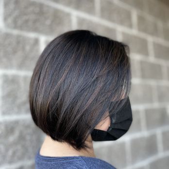 Simple Hair - Right after cut, photoshoot outside the store - Hair Salons Near Me - Milpitas, California