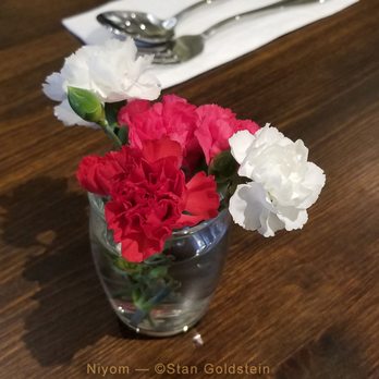 Niyom Thai Kitchen - The flowers are decorative, do not eat them! - Thai Near Me - Flushing, New York