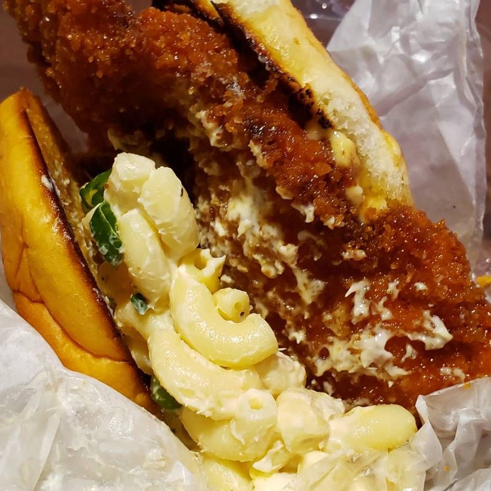Shootz - Hot Kimchi Butter Katsu Sandwich $6.99 - so good and the price is on point! 1/16/2021 - Hawaiian Near Me - Stanton, California