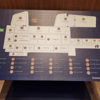 IGA Lounge - This map is super helpful as this lounge is HUGE - Airport Lounges Near Me - Istanbul, 34 IGA Lounge - This map is super helpful as this lounge is HUGE - Airport Lounges Near Me - Istanbul, 34