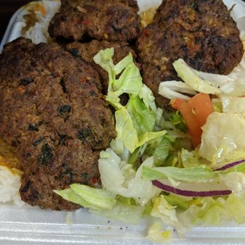 Salem's Grill - Kufta kabab with rice and salad. HUGE portions. - Indian Near Me - Pittsburgh, Pennsylvania Salem's Grill - Kufta kabab with rice and salad. HUGE portions. - Indian Near Me - Pittsburgh, Pennsylvania