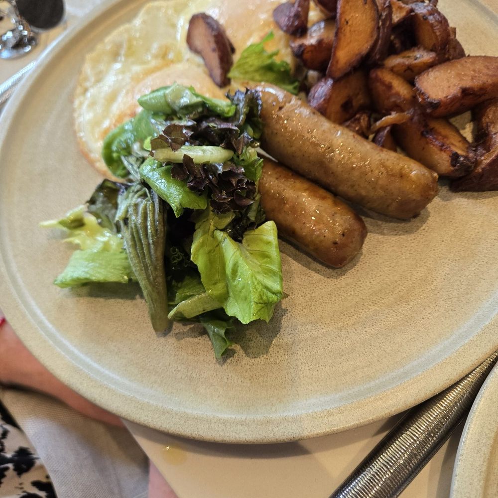 Palm Palm - 2eggs your way (over medium), potatoes, sausage,salad - Bars Near Me - Pittsburgh, Pennsylvania Palm Palm - 2eggs your way (over medium), potatoes, sausage,salad - Bars Near Me - Pittsburgh, Pennsylvania