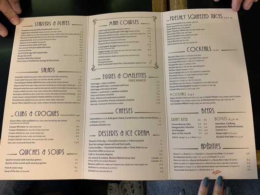 Menu photo 2 Le Comptoir des Saints Peres Paris, 75