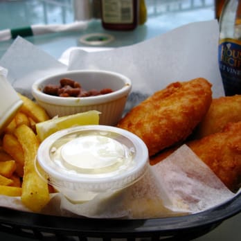 River View Grill & Bar - Fish and chips plate - Bars Near Me - Three Rivers, California River View Grill & Bar - Fish and chips plate - Bars Near Me - Three Rivers, California