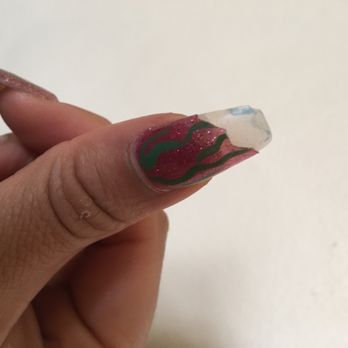 D Diamond Nails - This is my thumb nail and I was just there last week ! - Nail Salons Near Me - Hallandale Beach, Florida D Diamond Nails - This is my thumb nail and I was just there last week ! - Nail Salons Near Me - Hallandale Beach, Florida