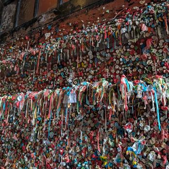 The Gum Wall - Local Flavor Near Me - Seattle, Washington The Gum Wall - Local Flavor Near Me - Seattle, Washington