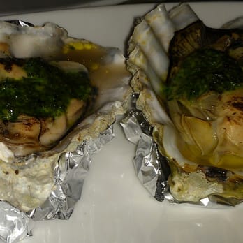 Cafe Miro - Broiled Oysters with Herb Garlic Butter. - Modern European Near Me - Honolulu, Hawaii