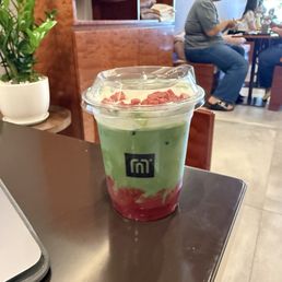 Strawberry matcha Strawberry matcha