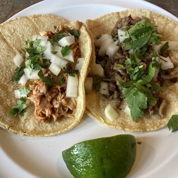 Seester's Mexican Cantina - two tacos on a plate - Mexican Near Me - Pewaukee, Wisconsin