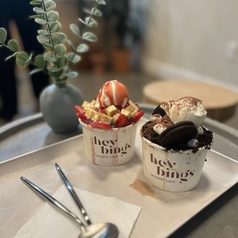 Heybings - Strawberry shortcake and Oreo/cookies and cream - Desserts Near Me - Costa Mesa, California Heybings - Strawberry shortcake and Oreo/cookies and cream - Desserts Near Me - Costa Mesa, California
