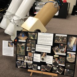 John Dobson's personal telescope was on display at Explore Scientific during the 2018 MSRAL Conference.