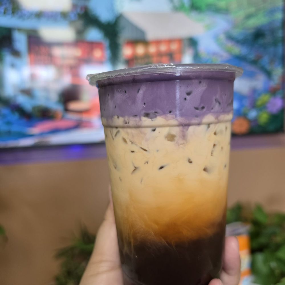 MinTea - Thai Tea w/ Ube Cream - Bubble Tea Near Me - Clovis, California MinTea - Thai Tea w/ Ube Cream - Bubble Tea Near Me - Clovis, California