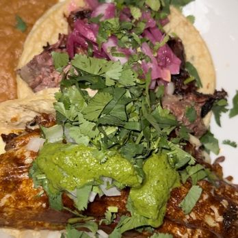 Cafe El Tapatio - ABRAZO DE CARNE TACOS DESHEBRADA TACOS - Mexican Near Me - Chicago, Illinois