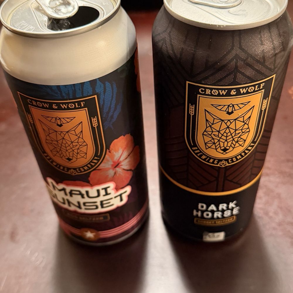 Maui Sunset & Dark Wolf (formally Dark Horse)