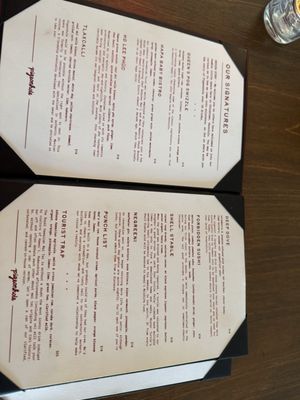 Menu photo 1 Pigeonhole Honolulu, HI