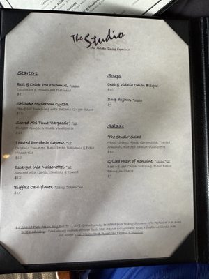 Menu photo 4 The Studio Hilton Head Island, SC Menu photo 4 The Studio Hilton Head Island, SC