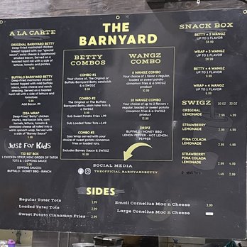 The Barnyard - Menu - Chicken Wings Near Me - Bradenton, Florida The Barnyard - Menu - Chicken Wings Near Me - Bradenton, Florida
