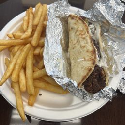 Falafel gyro Falafel gyro