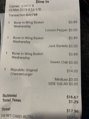 Menu photo 2 Republic Victorville, CA