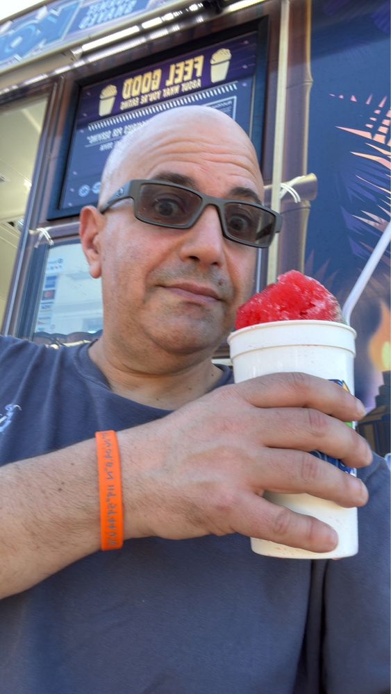 Kona Ice of Evergreen Orchards and Lacamas Logo