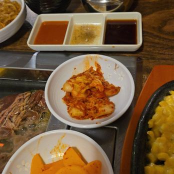Busan Korean BBQ - Side dishes, kimchi, and seasoned radish - Korean Near Me - Halifax, Nova Scotia Busan Korean BBQ - Side dishes, kimchi, and seasoned radish - Korean Near Me - Halifax, Nova Scotia