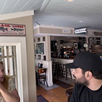 Bostwick's Chowder House - Inside near bar area - Seafood Near Me - East Hampton, New York