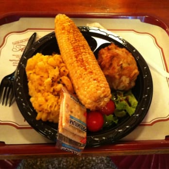 Faidley's Seafood - Crabcake, corn, mac n cheese - Seafood Markets Near Me - Baltimore, Maryland Faidley's Seafood - Crabcake, corn, mac n cheese - Seafood Markets Near Me - Baltimore, Maryland