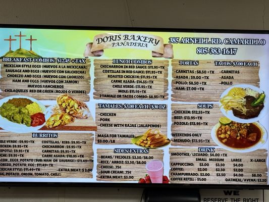 Menu photo 5 Doris Bakery Panaderia Camarillo, CA