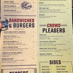 Food menu as of 9.9.25 Food menu as of 9.9.25