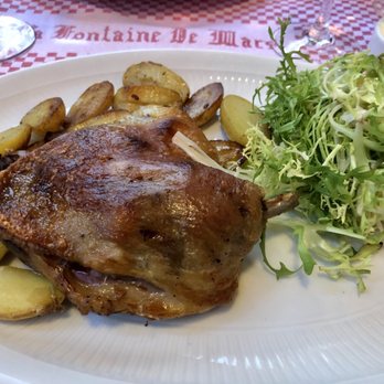 La Fontaine de Mars - Perfect duck confit with excellent potatoes - French Near Me - Paris, 75 La Fontaine de Mars - Perfect duck confit with excellent potatoes - French Near Me - Paris, 75
