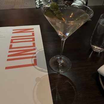 Lincoln Ristorante - Dirty martini - Italian Near Me - New York, New York Lincoln Ristorante - Dirty martini - Italian Near Me - New York, New York