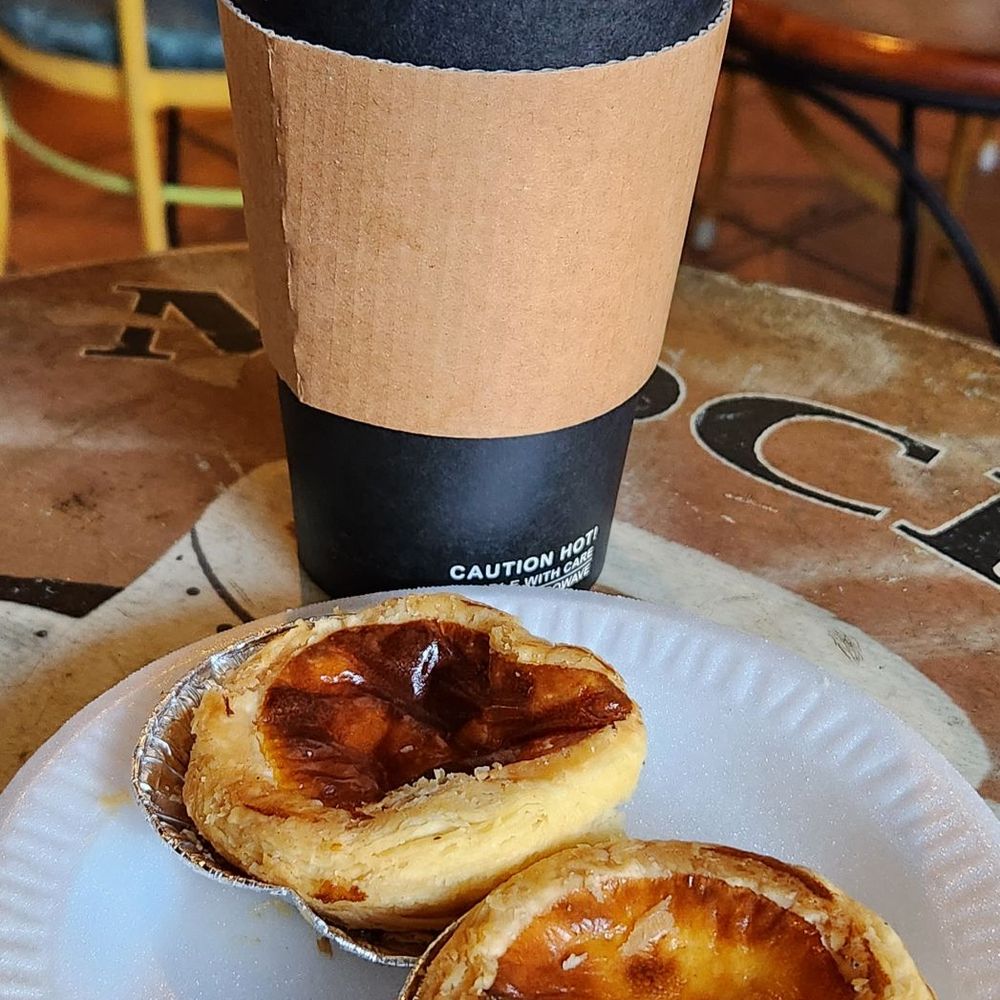 Fresh Roast - Egg tarts. So fresh and flaky!! Get 2 of them bc they're tiny!! - Coffee & Tea Near Me - San Gabriel, California