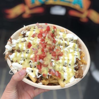Kala Truck - carnitas loaded fries - Mexican Near Me