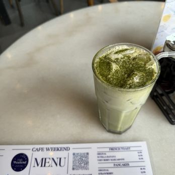 Cafe Weekend - Best matcha ever had - Cafes Near Me - Cresskill, New Jersey