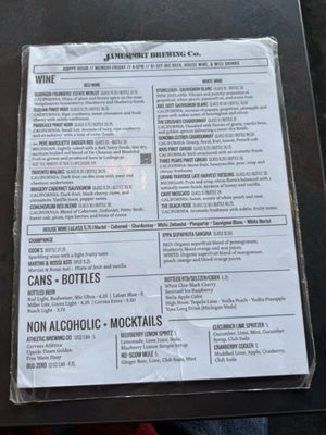 Menu photo 3 Jamesport Brewing Company Ludington, MI Menu photo 3 Jamesport Brewing Company Ludington, MI