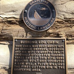 Bushong Log Cabin - Historical Marker