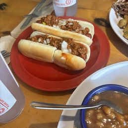 2 Yellow Jacket Dogs