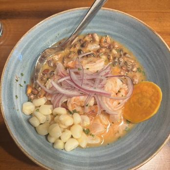 Kiko's Peruvian Kitchen - Rocoto Ceviche Mixto - Peruvian Near Me - Oaklyn, New Jersey