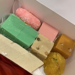 Box of Indian sweets Box of Indian sweets