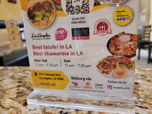 Joe's Falafel by null