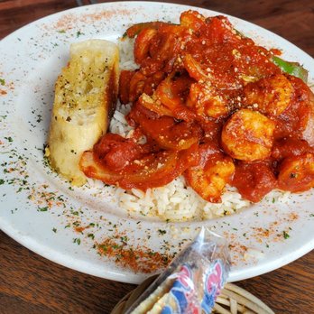 Cafe' la Fleur - Shrimp Creole was good. - Cajun/Creole Near Me - Laurel, Mississippi