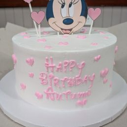 Chocolate cookies & cream Minnie mouse birthday cake. They did such a great job! Chocolate cookies & cream Minnie mouse birthday cake. They did such a great job!