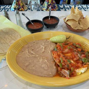 Carmen's Restaurant - Huevos Rancheros - 2 eggs, I asked for no rice , no potatoes and no cheese - Mexican Near Me - Palm Desert, California Carmen's Restaurant - Huevos Rancheros - 2 eggs, I asked for no rice , no potatoes and no cheese - Mexican Near Me - Palm Desert, California