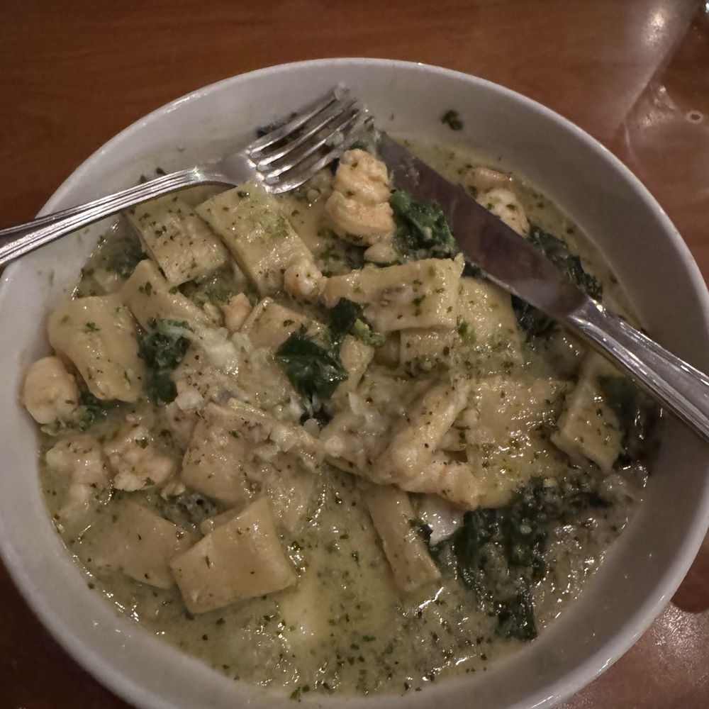 Capers + Olives - Prawn pasta dish. - Italian Near Me - Everett, Washington